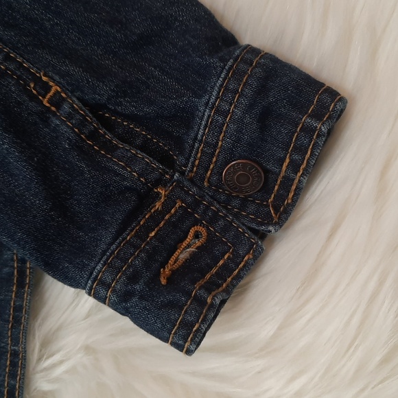 Girls Denim Jean Jacket - Size: Medium 7-8 - Picture 5 of 8